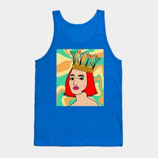 Styling Queen Hair Stylist Beautician Tank Top